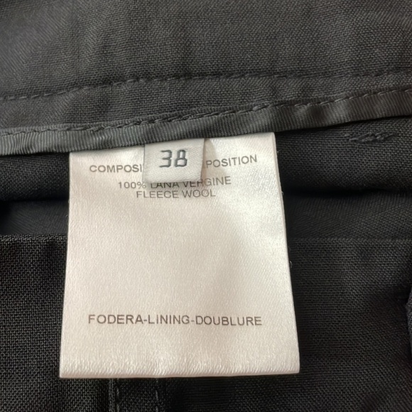 BALENCIAGA EU38 Italy Made Virgin Wool Black Straight Leg Trousers. - Picture 6 of 14